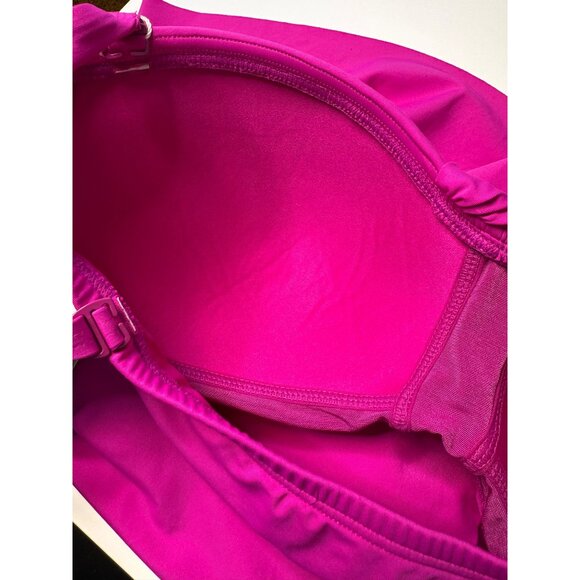 Contours by Coco Reef Padded 38D/12 Swim Tankini Top Orchid NWT Adjustable - Picture 4 of 11